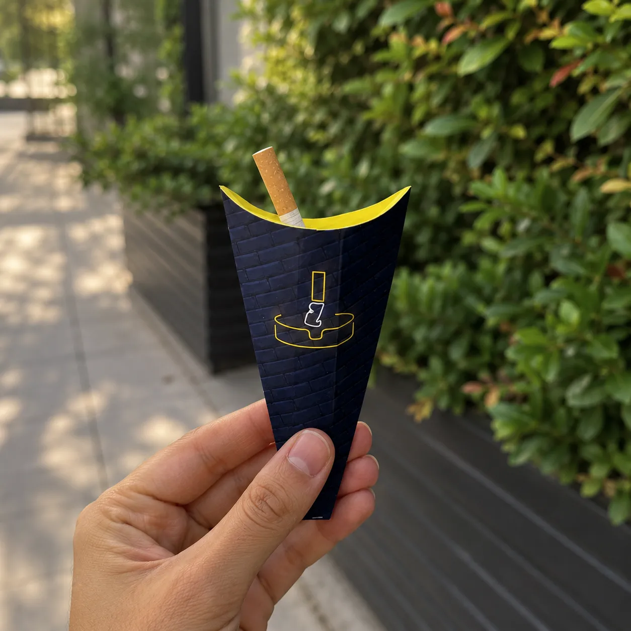 Utilisation Cendrier de poche personnalisable